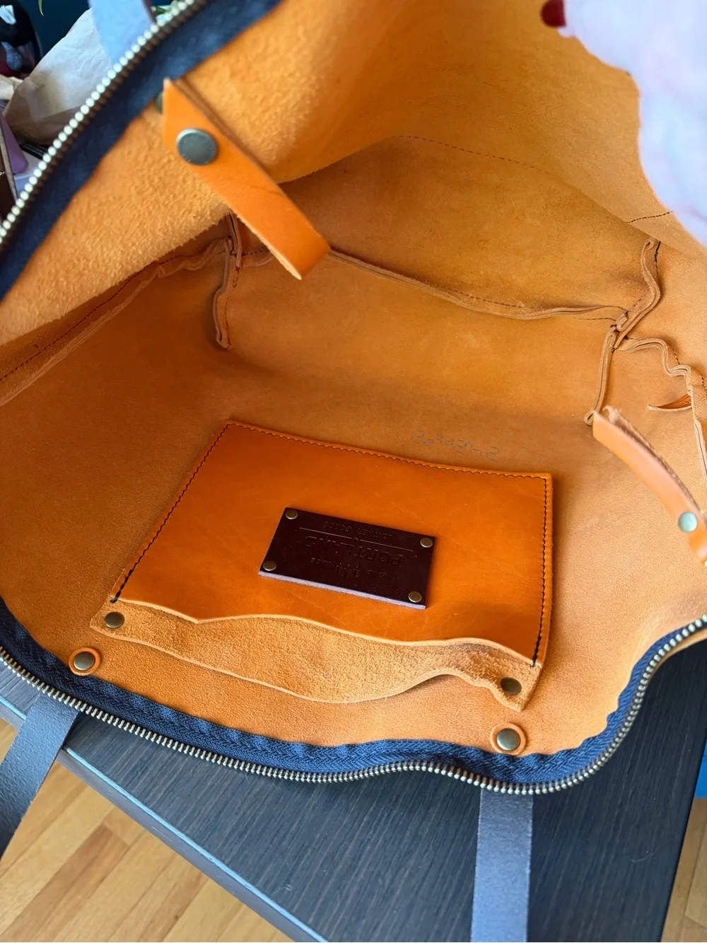 Portland Leather Satsuma Large Zip Tote